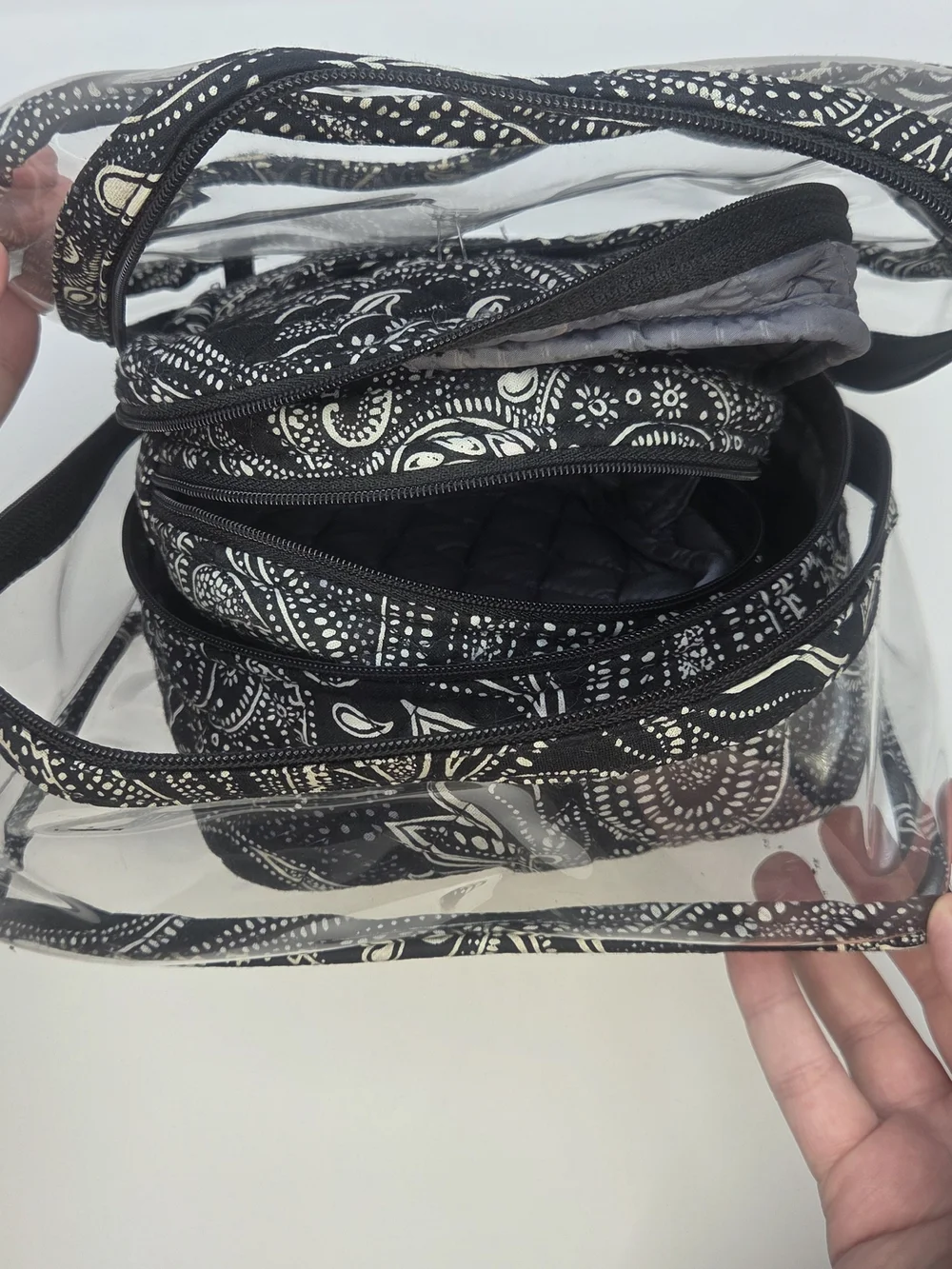 Vera Bradley clear vinyl